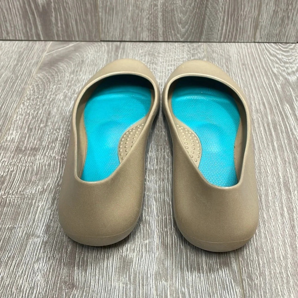 Oka-B Taylor Jelly Ballet Flats Tan 7 - Picture 4 of 15